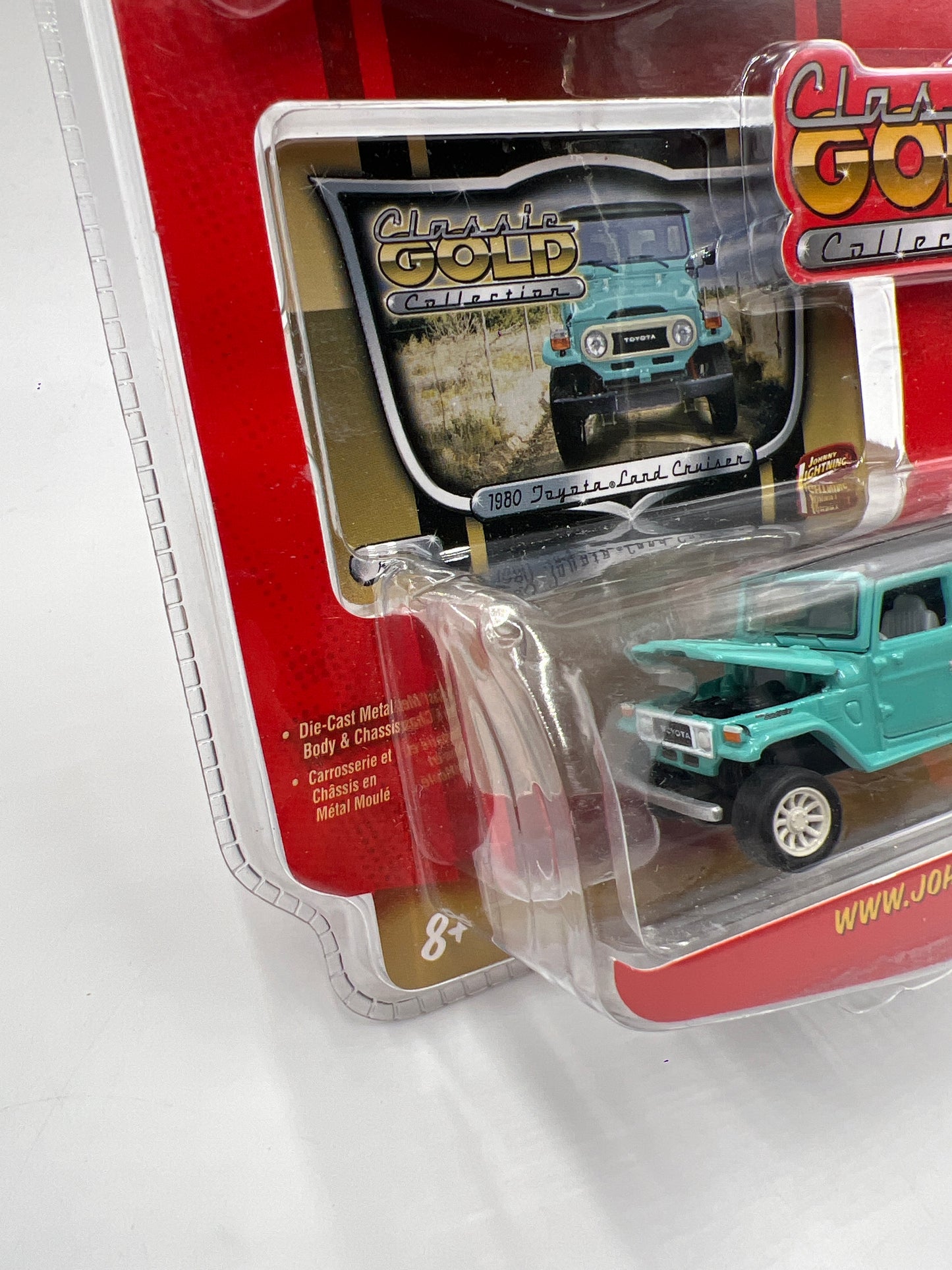 Johnny Lightning Classic Gold Collection R39 #4 80 Toyota Land Cruiser Light Blue SR