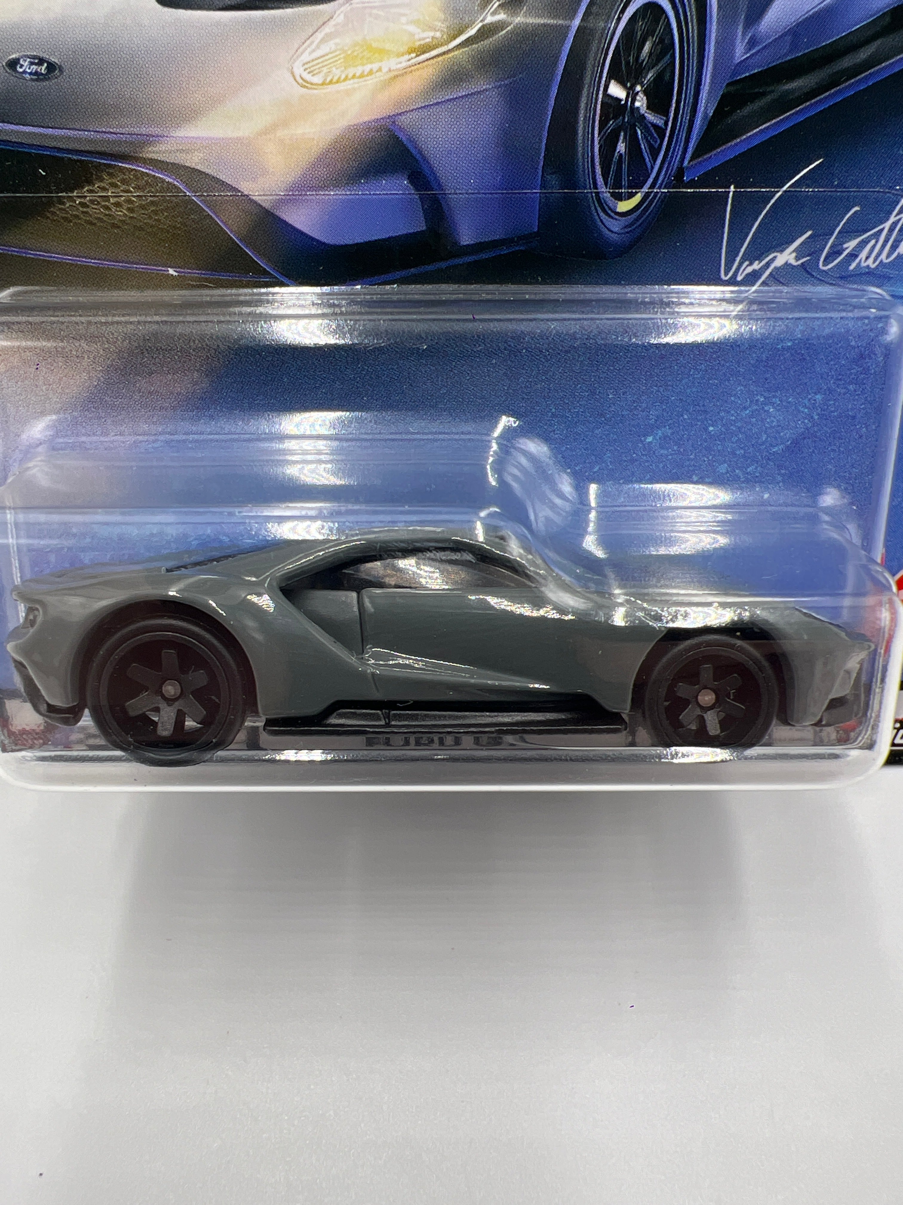 Hot Wheels Premium Boulevard #13 Ford GT Gray VHTF 6 Spoke Wheel