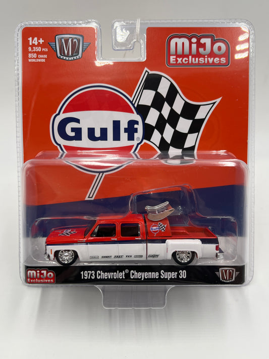 2025 M2 Machines Mijo Exclusives Gulf 1973 Chevrolet Cheyenne Super 30 199E