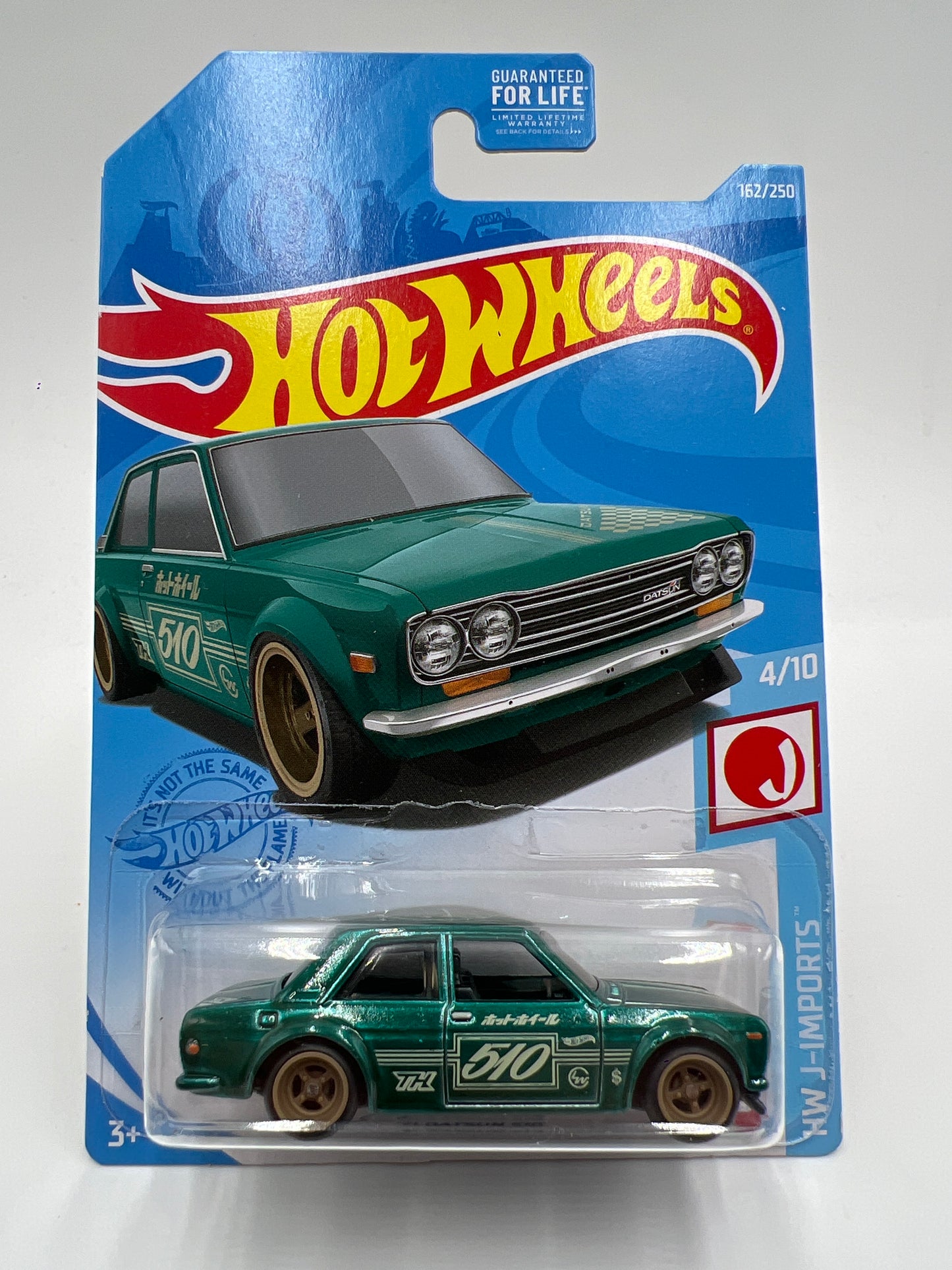2021 Hot Wheels Super Treasure Hunt #162 71 Datsun 510 Green W/Protector