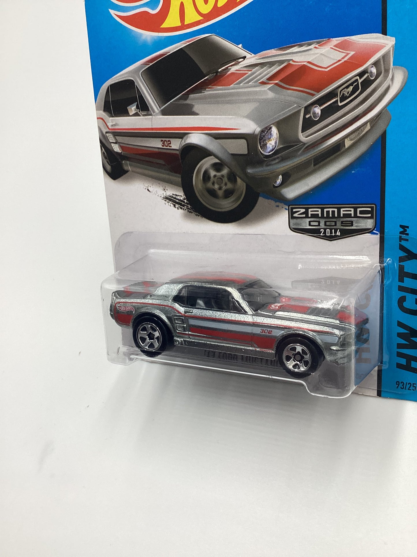 2014 Hot Wheels Zamac 009 #93 67 Ford Mustang Coupe