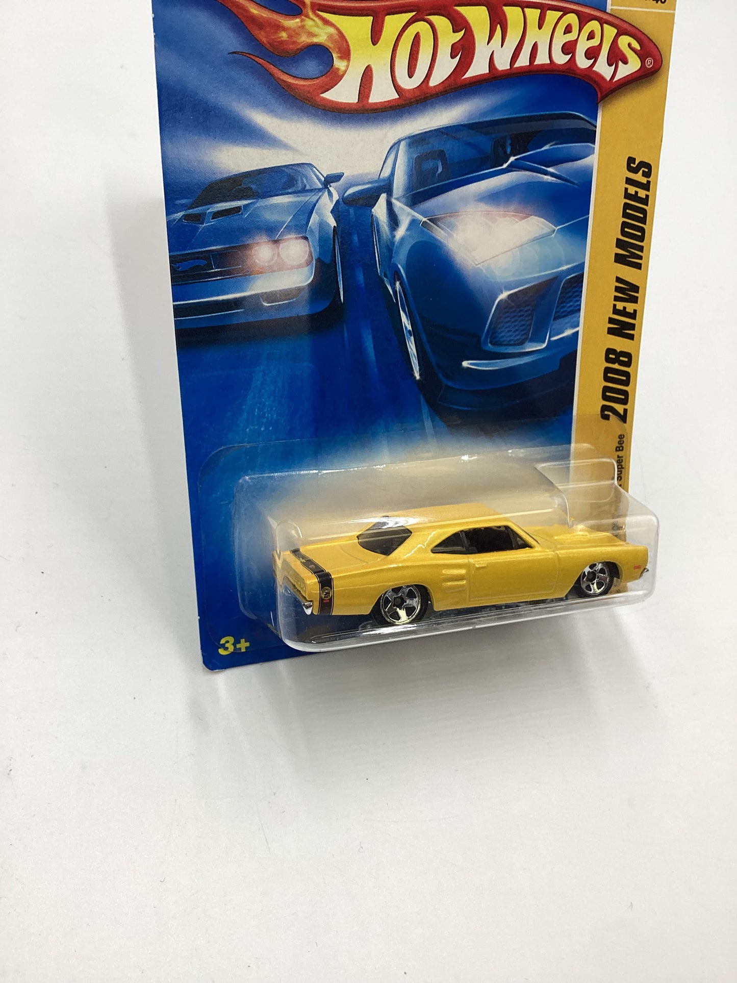2008 Hot Wheels New Models #5 69 Dodge Coronet Super Bee Light Yellow 51E