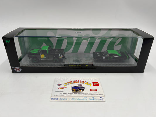 2025 M2 Machines Auto Haulers Sprite 1974 Dodge W200 Power Wagon & 1970 Dodge Super Bee Hemi TW37