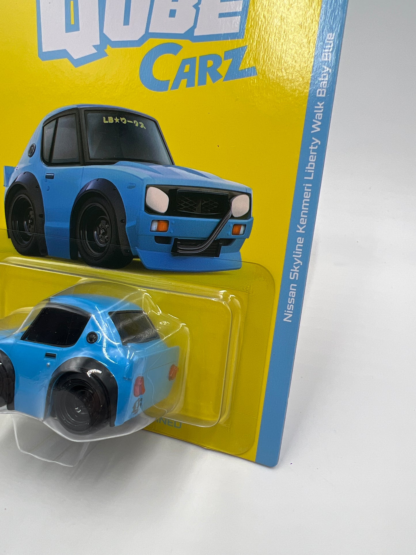 Mini GT Qube Carz Liberty Walk #1 Nissan Skyline Kenmari Liberty Walk Baby Blue 177D