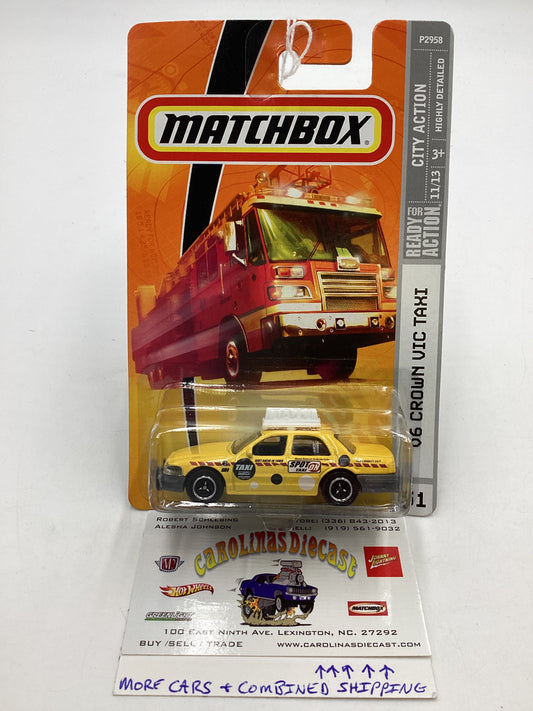 Matchbox city action #51 06 Crown Vic Taxi 31F