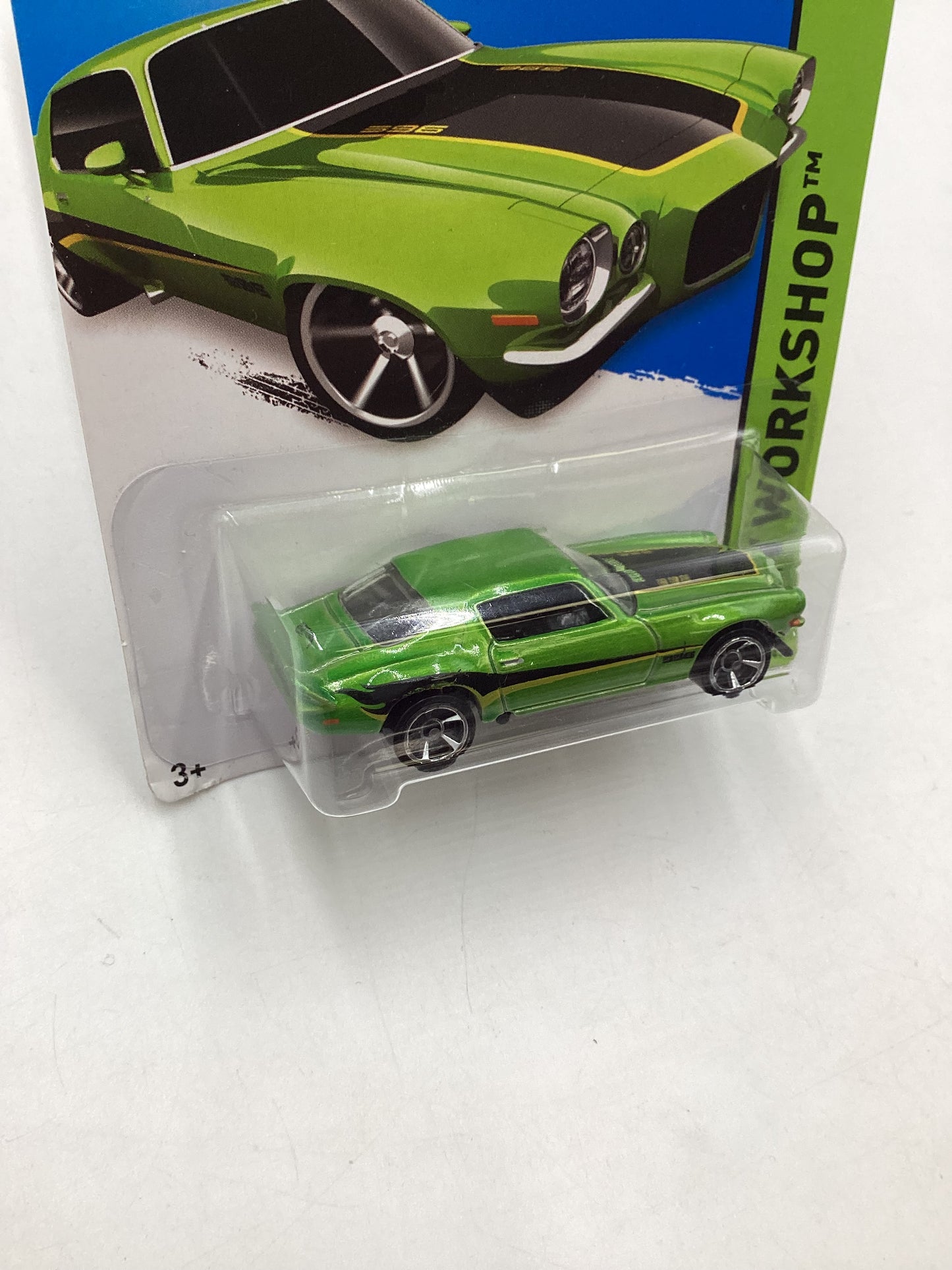 2014 Hot Wheels #231 Green 70 Camaro 18H