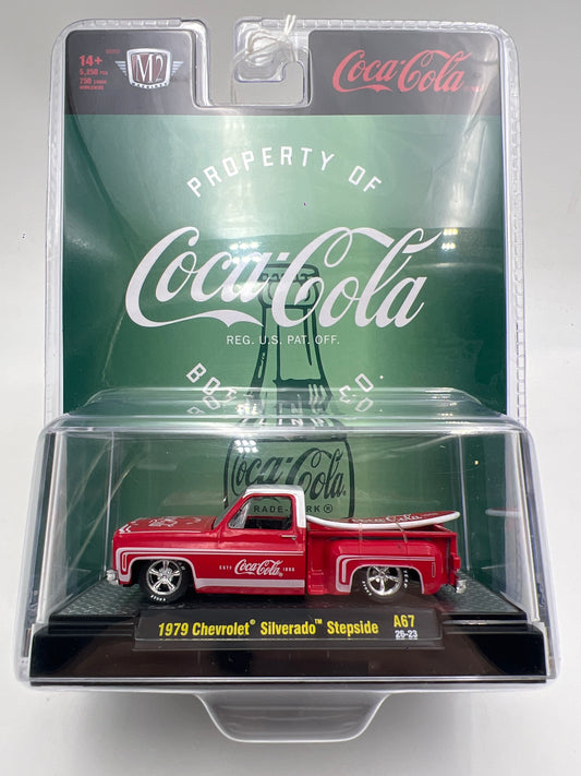 M2 Machines A67 Coca Cola 1979 Chevrolet Silverado Stepside Red