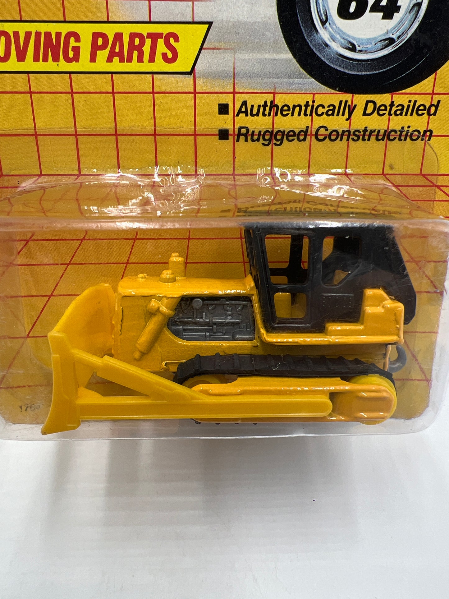 Matchbox Moving Parts #64 Bulldozer Yellow 206C