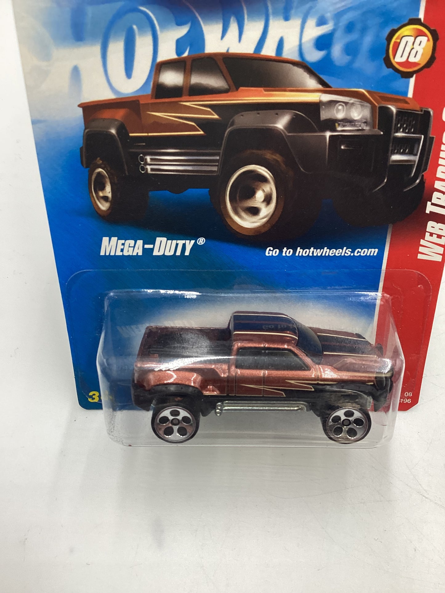 2008 Hot Wheels Web Trading Cars #84 Mega-Duty Brown