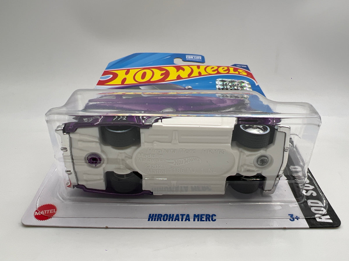 2025 Hot Wheels Factory Sealed Super Treasure Hunt & Mainline #46 Hirohata Merc Purple W/Protector