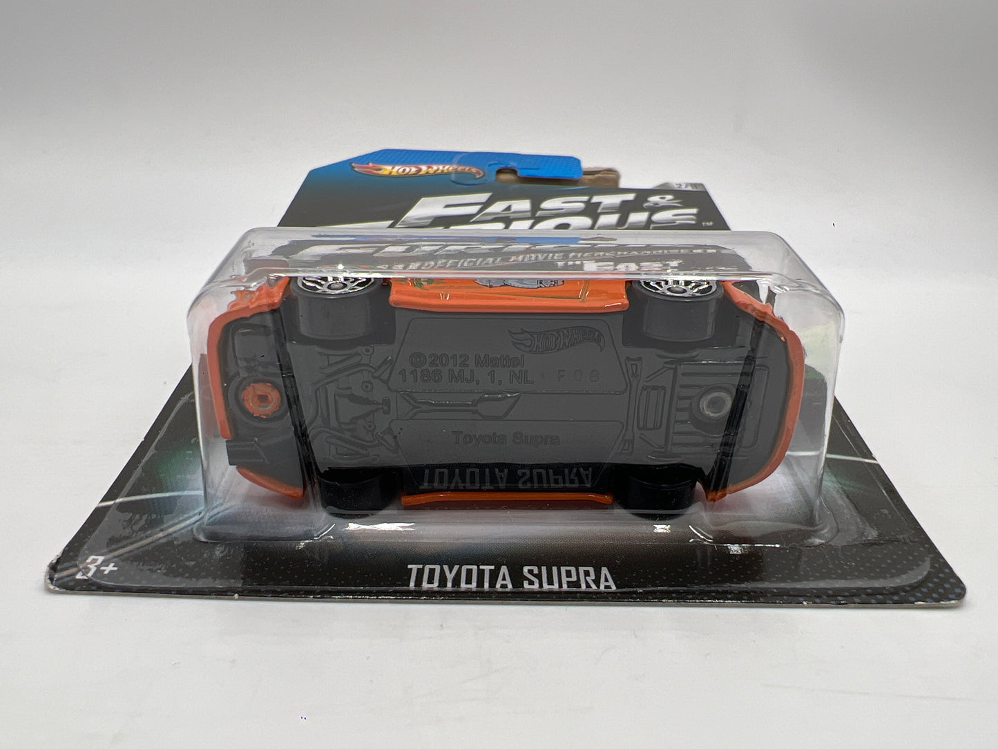Hot Wheels Fast and Furious #2 Silver Wing Toyota Supra Orange W/Protector