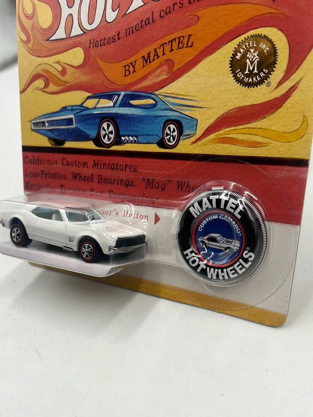 2019 Hot Wheels RLC Custom Camaro White EP 10392/12000