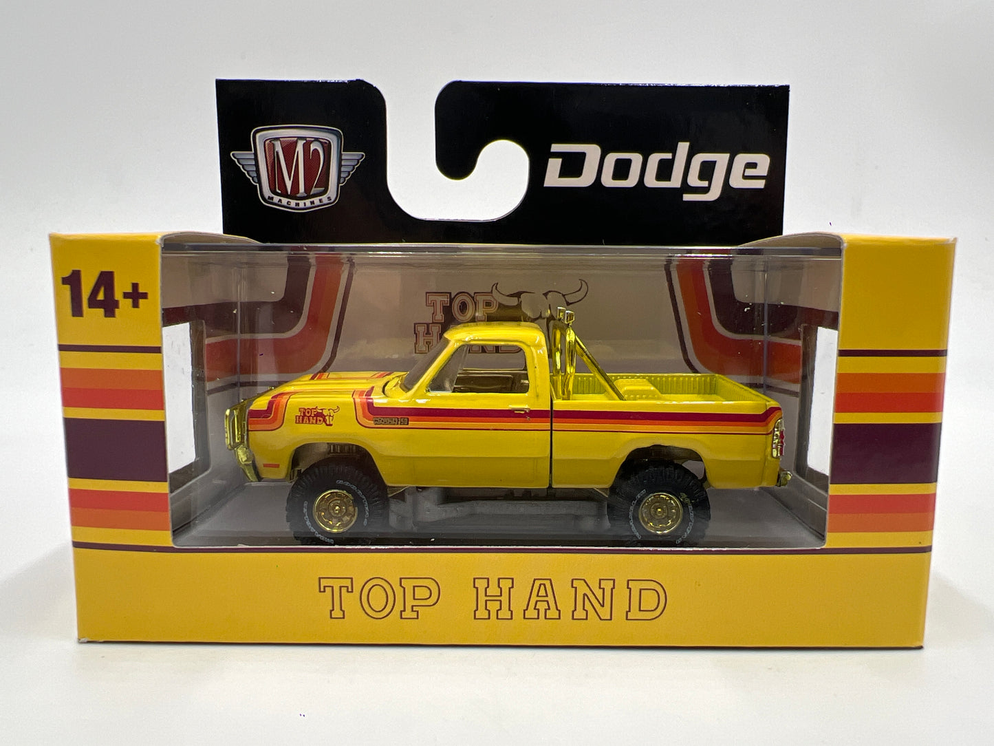 2025 M2 Machines Auto-Thentics CHASE 1978 Dodge 150 Power Wagon Top Hand Yellow R100