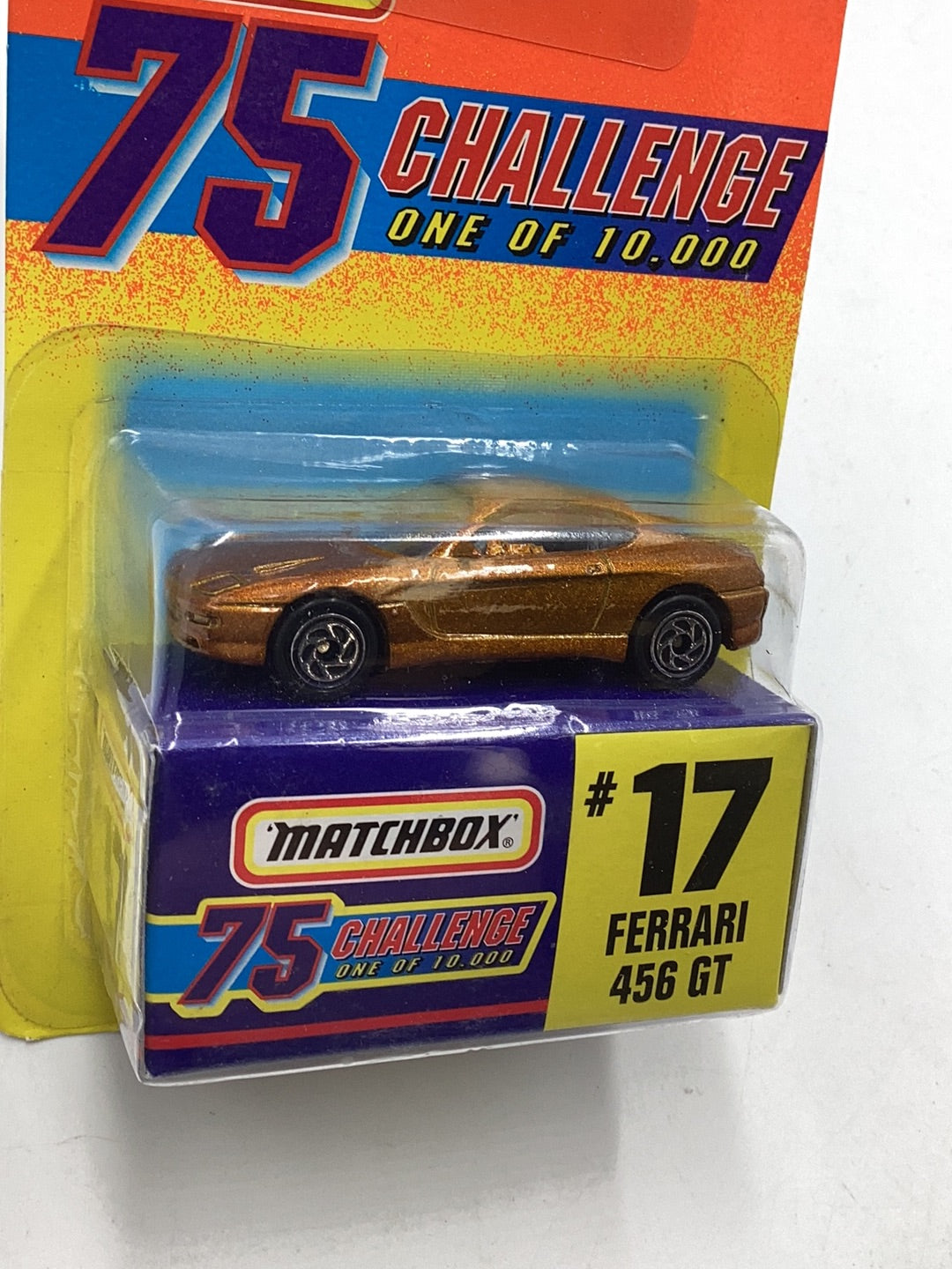 Matchbox 75 Challenge #17 Ferrari 456 GT 163G