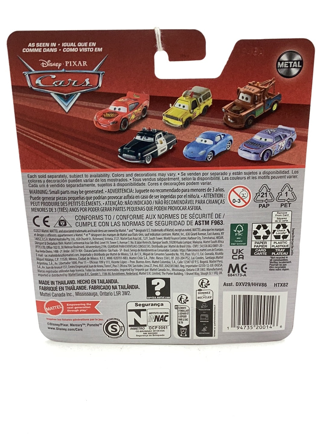 Disney Pixar Cars Radiator Springs Lightnin McQueen 136G