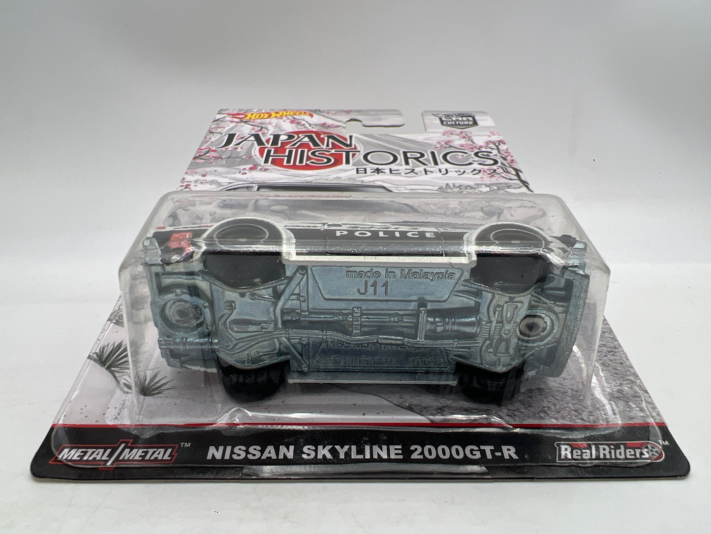 Hot Wheels Premium Japan Historics #2 Nissan Skyline 2000GT-R White W/Protector