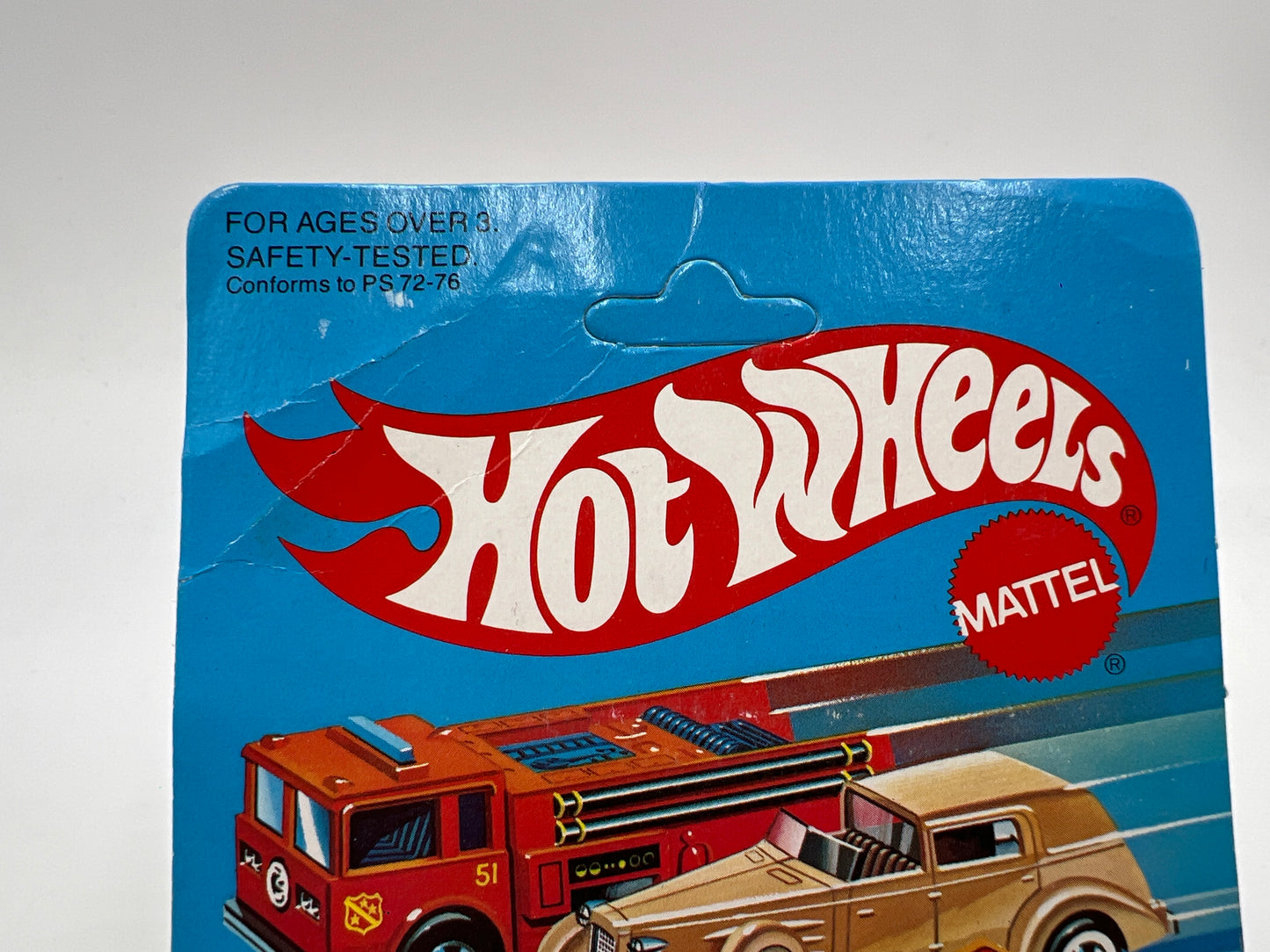 Hot Wheels Original 1982 #1126 Stutz Blackhawk Black W/Protector Bad Card #2