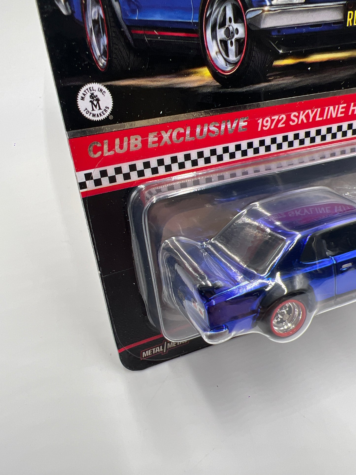 2022 Hot Wheels RLC Club Exclusive 1972 Nissan Skyline H/T 2000GT-R Blue W/Protector