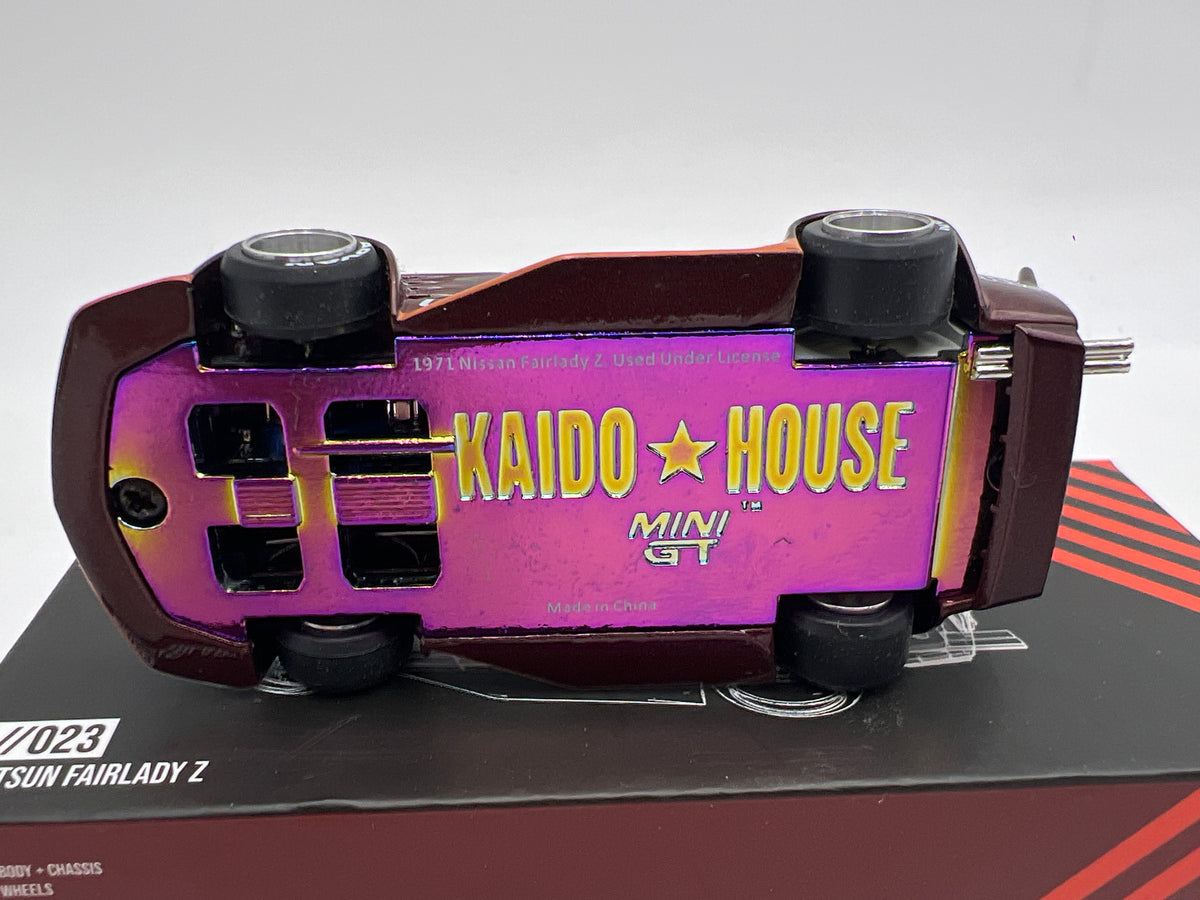 Mini GT x Kaido House #023 Datsun Kaido Fairlady Z Dark Red