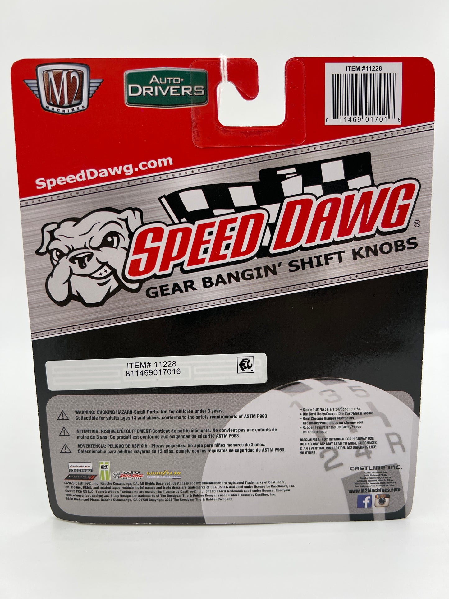 M2 Machines Auto Drivers 1966 Dodge Charger Hemi Green Speed Dawg R92 188N