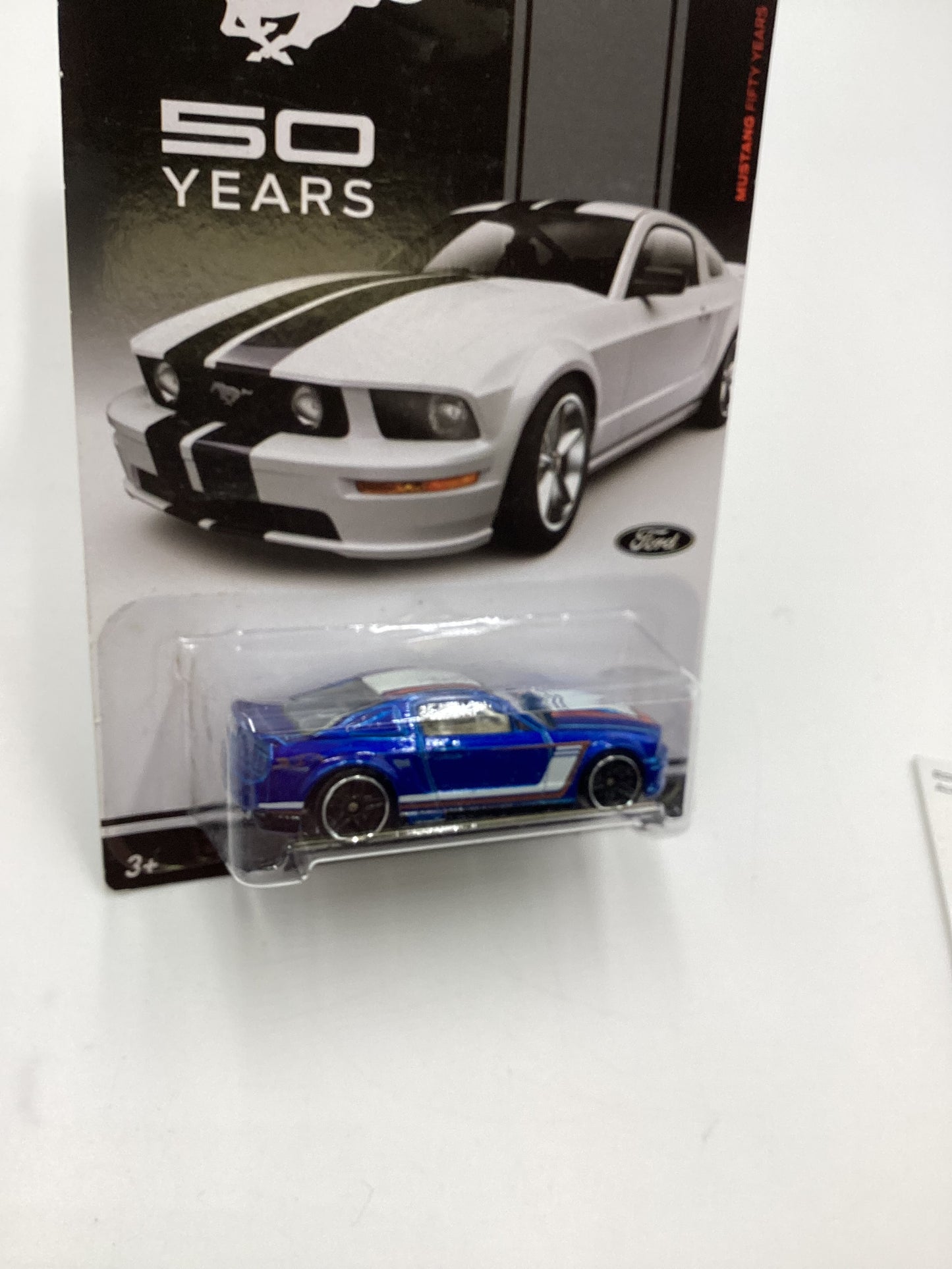 Hot Wheels Mustang 50 Years #6 07 Ford Mustang Blue 154E