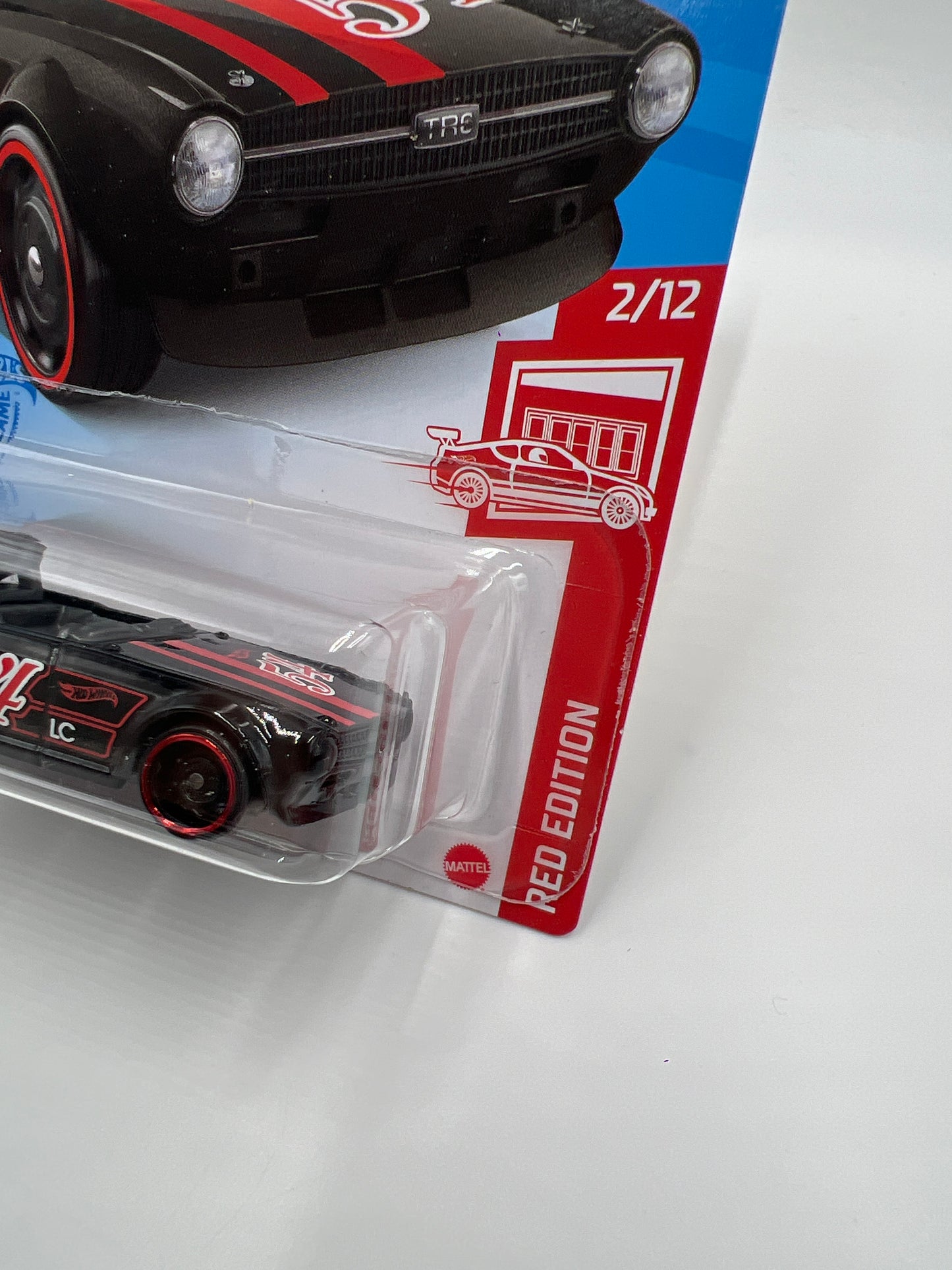 2021 Hot Wheels Target Exclusive Red Edition #9 Triumph TR6 Black 146F