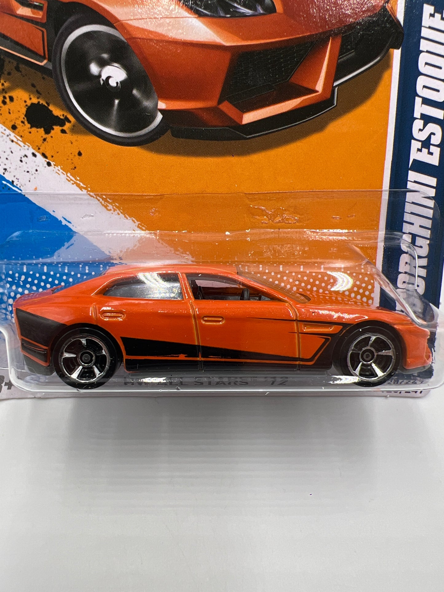 2012 Hot Wheels All Stars #128 Lamborghini Estoque Orange 101C