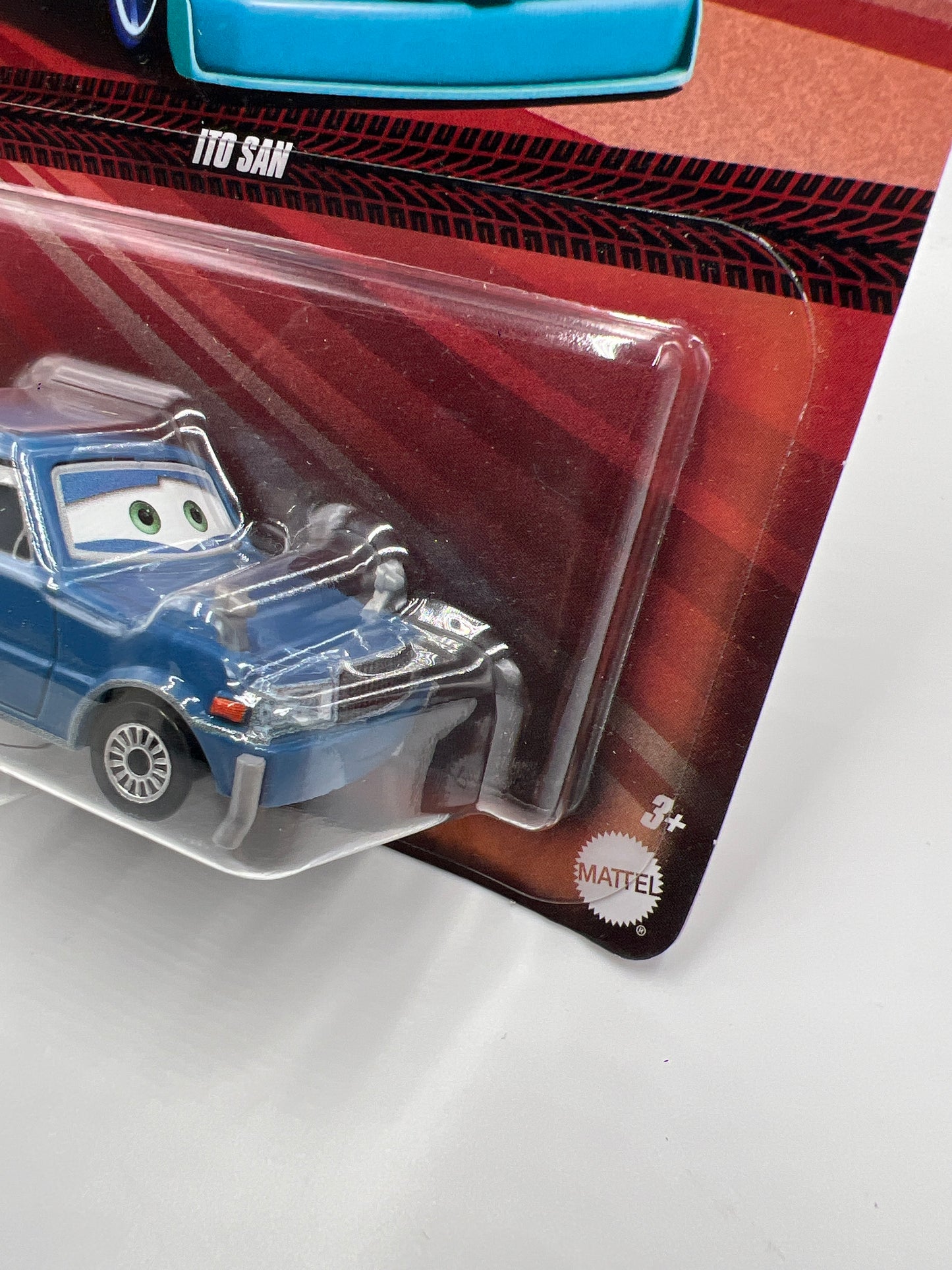 Disney Pixar Cars Toon Tokyo Mater Ito San Blue (Bad Card) 142i