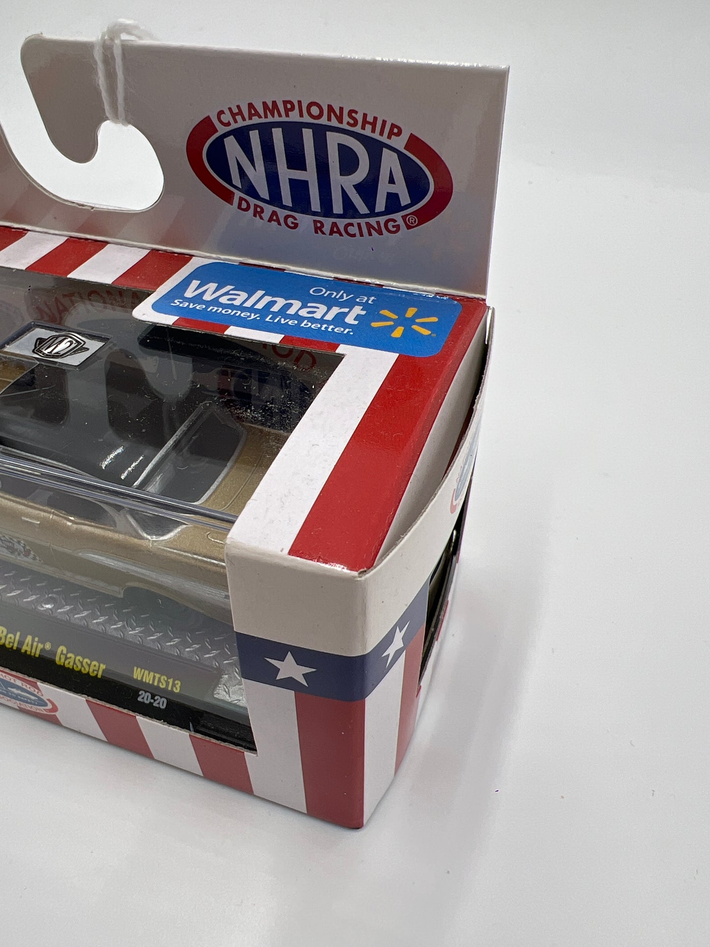 M2 Machines Walmart Exclusive NHRA 1957 Chevrolet Bel Air Gasser Gold WMTS13