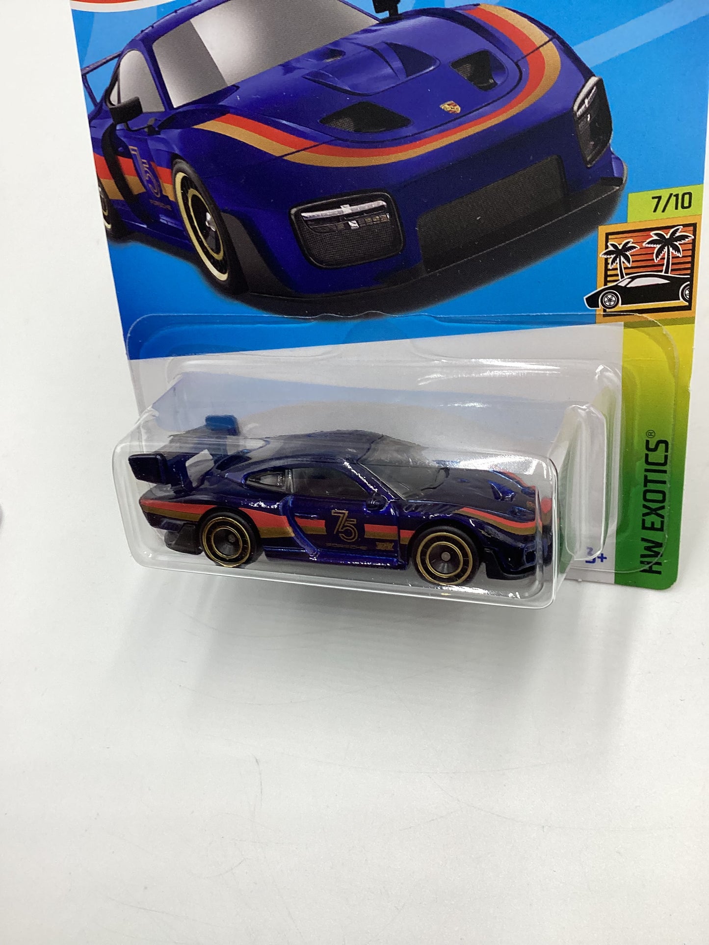 2023 Hot Wheels Super Treasure Hunt #223 Porsche 935 Blue W/ Protector