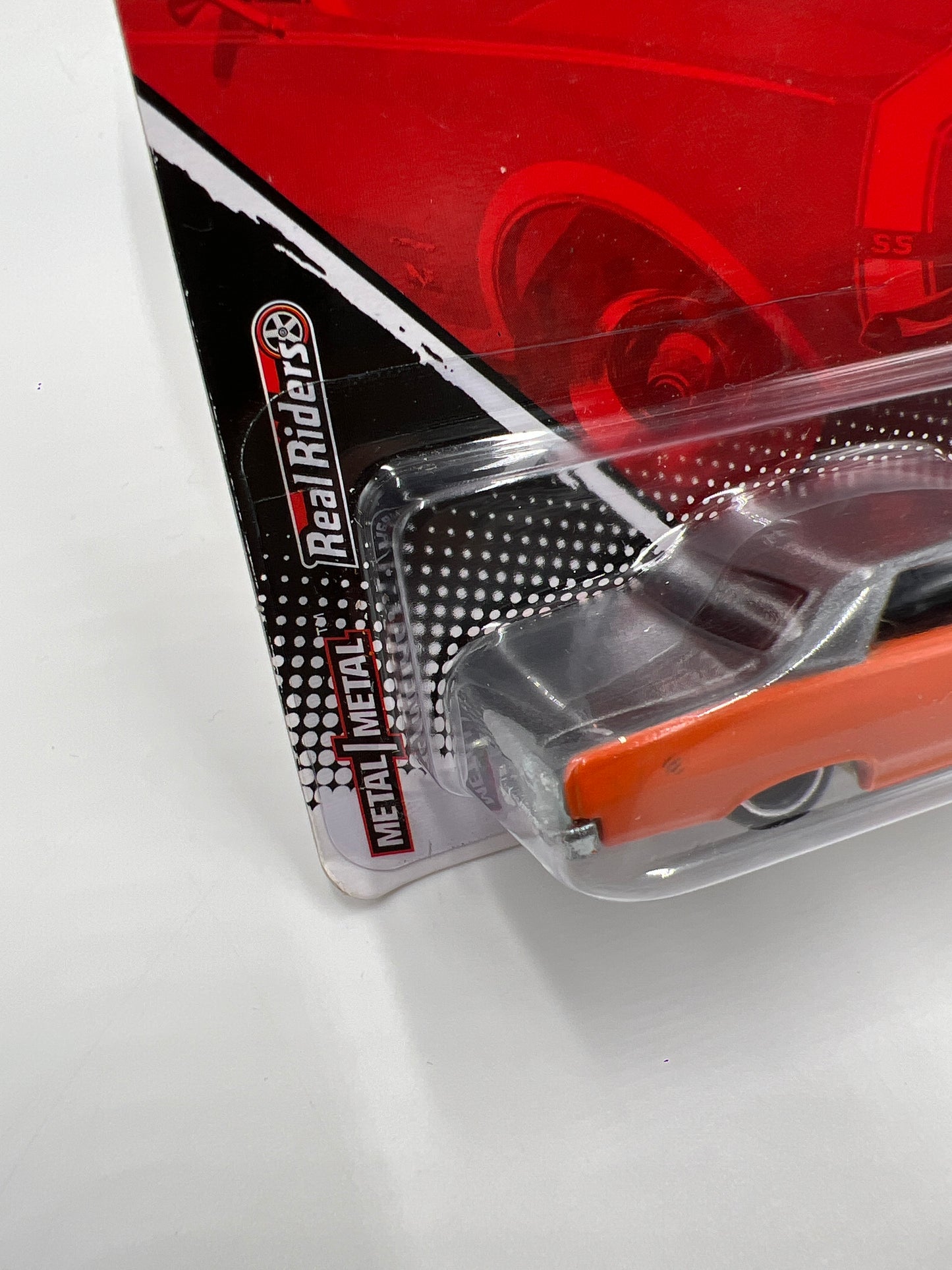 Hot Wheels Premium Garage Series #10 65 Chevy Malibu Orange/Gray