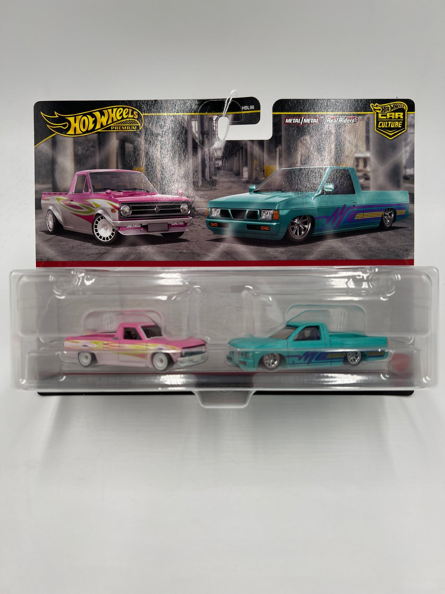 2025 Hot Wheels Car Culture Target 2 Pack 1975 Datsun Sunny Truck B120 & Custom 93 Nissan Hardbody D21 280B