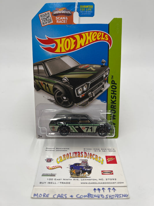 2015 Hot Wheels #202 71 Datsun Bluebird 510 Wagon Kmart Exclusive SR