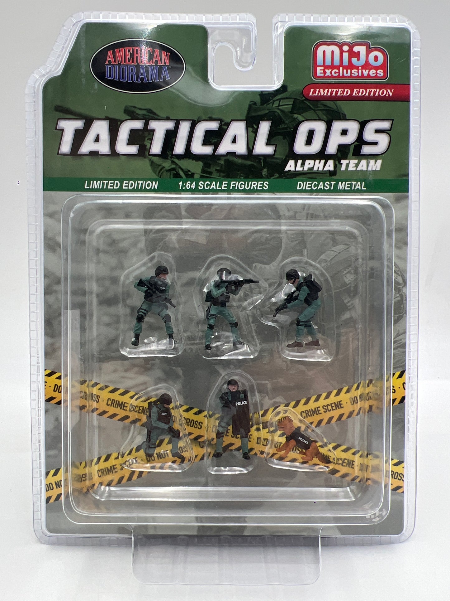 American Diorama MiJo Exclusives 1:64 Tactical Ops Alpha Team