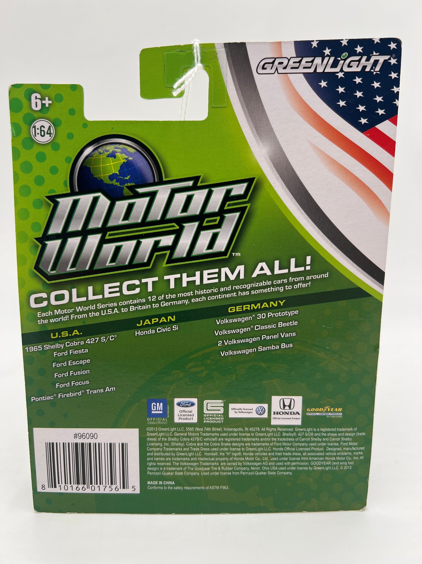 Greenlight Motor World American Edition Series 9 Ford Fiesta White