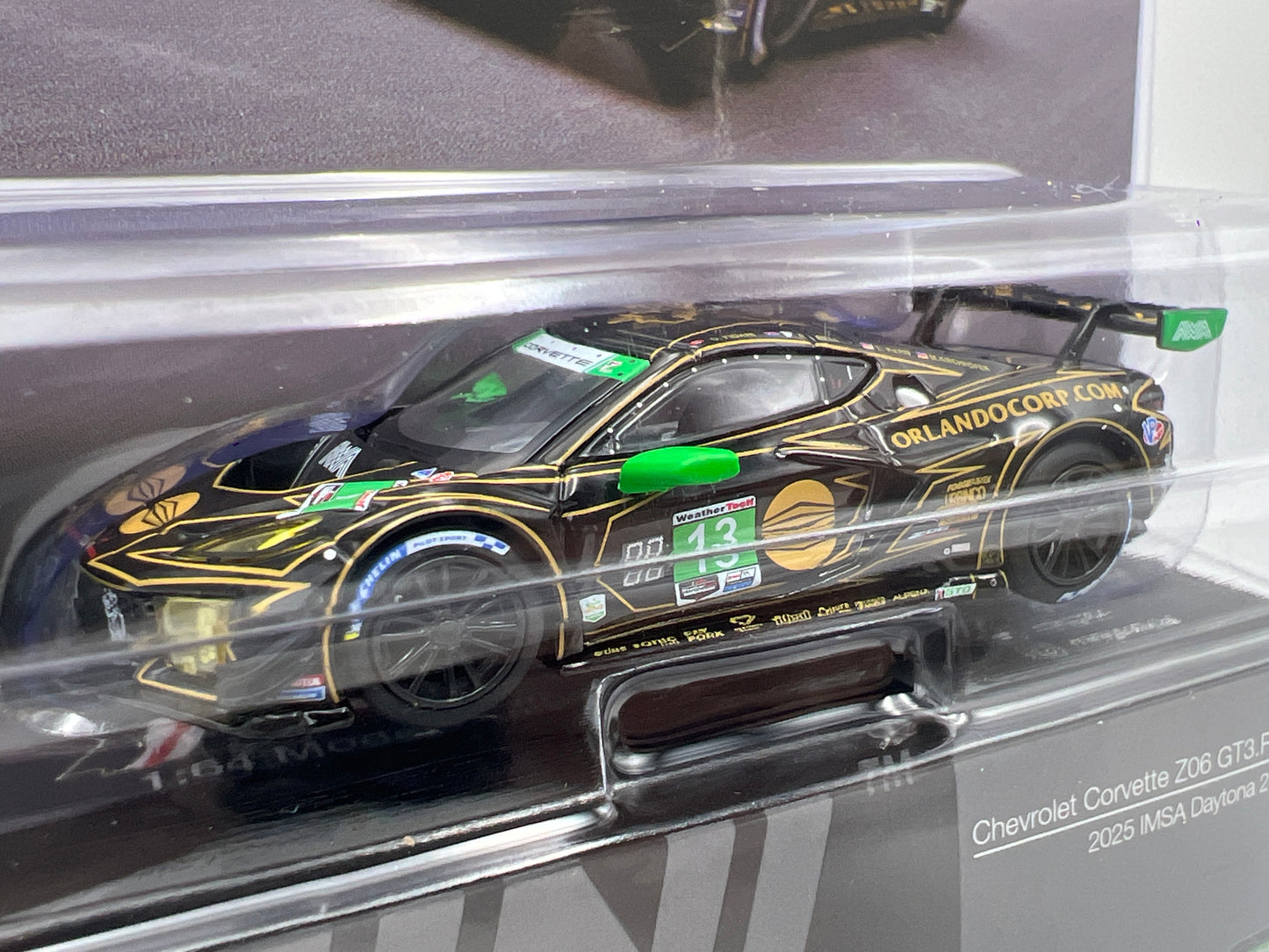 Mini GT #1171 Chevrolet Corvette Z06 GT3.R #13 2025 IMSA Daytona 24 Hrs AWA