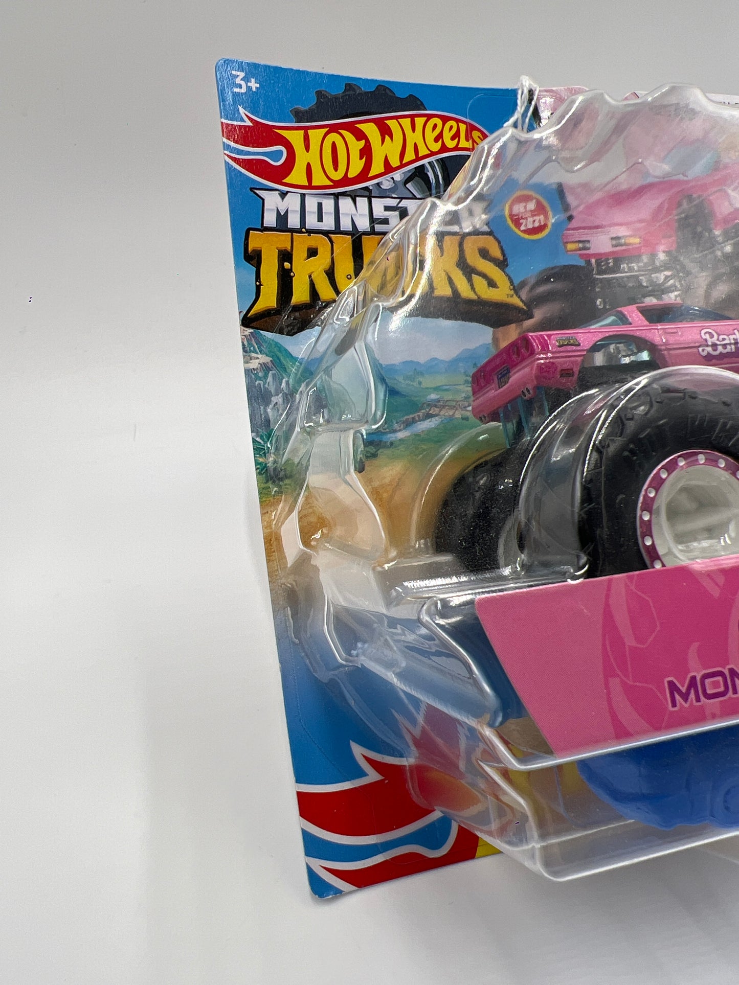 2021 Hot Wheels Monster Trucks Treasure Hunt Barbie Monster Vette Pink