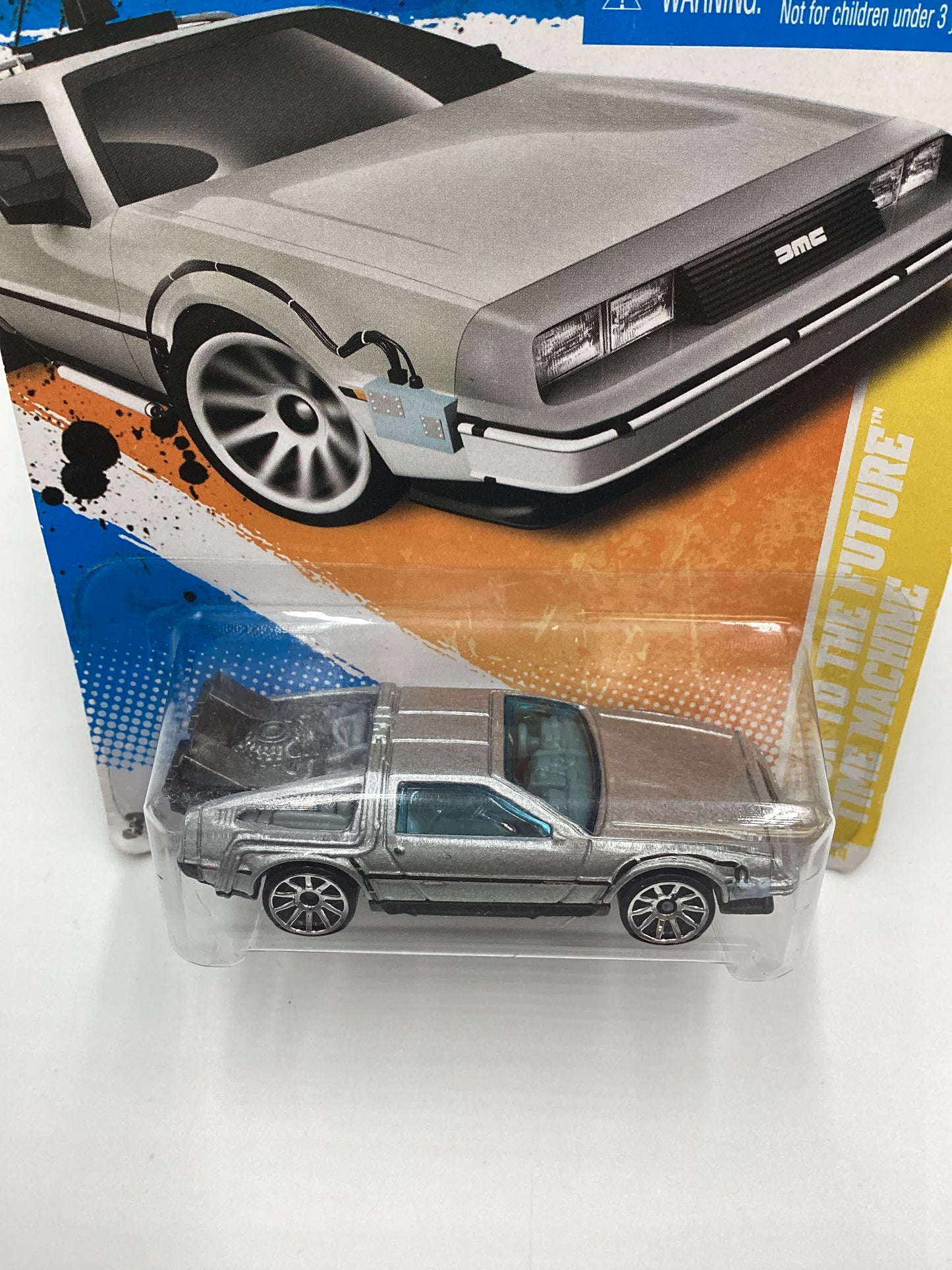 2011 Hot Wheels #18 Back to the Future Time Machine Silver 119B