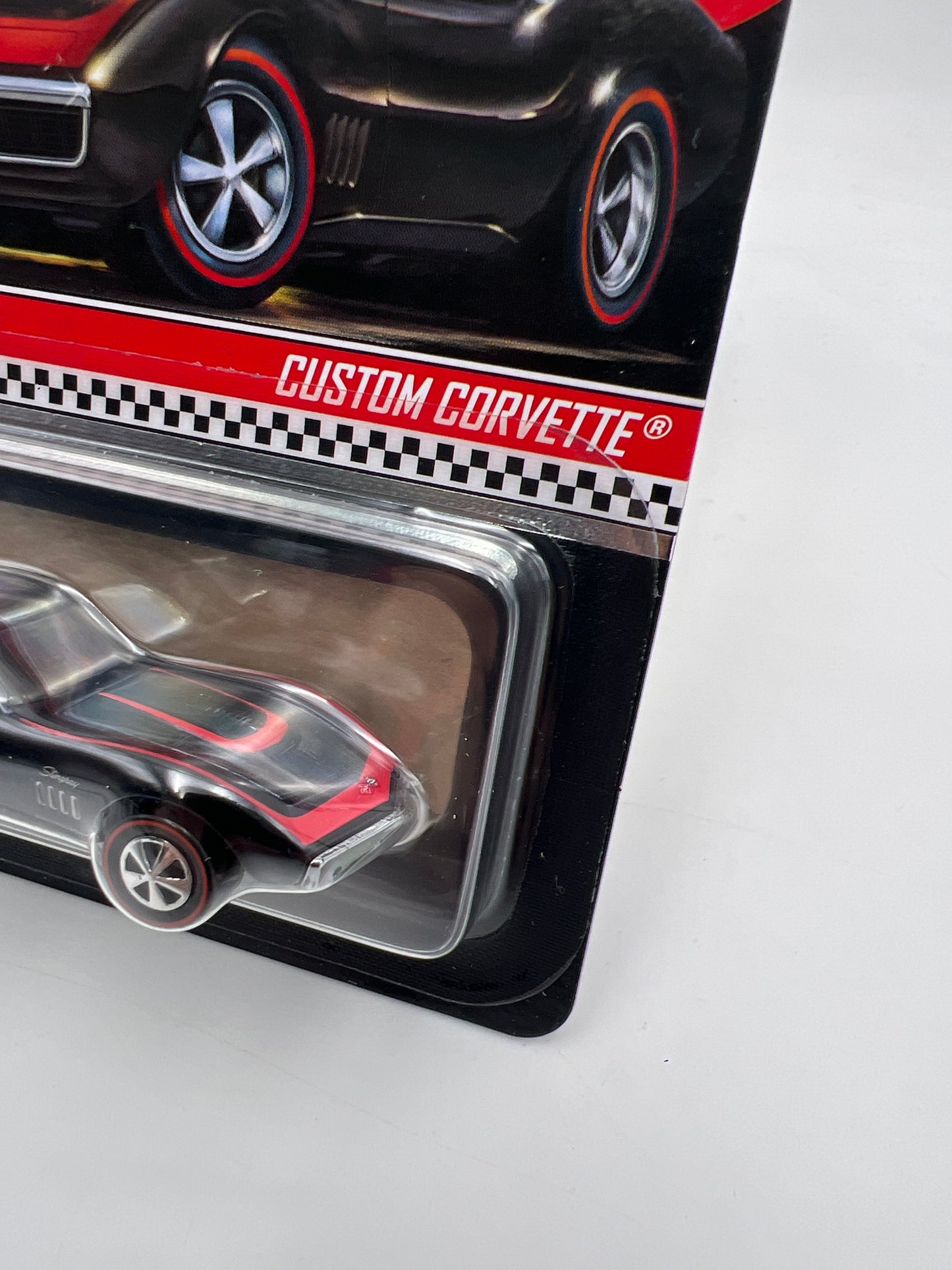 2022 Hot Wheels RLC Custom Corvette Black W/Protector