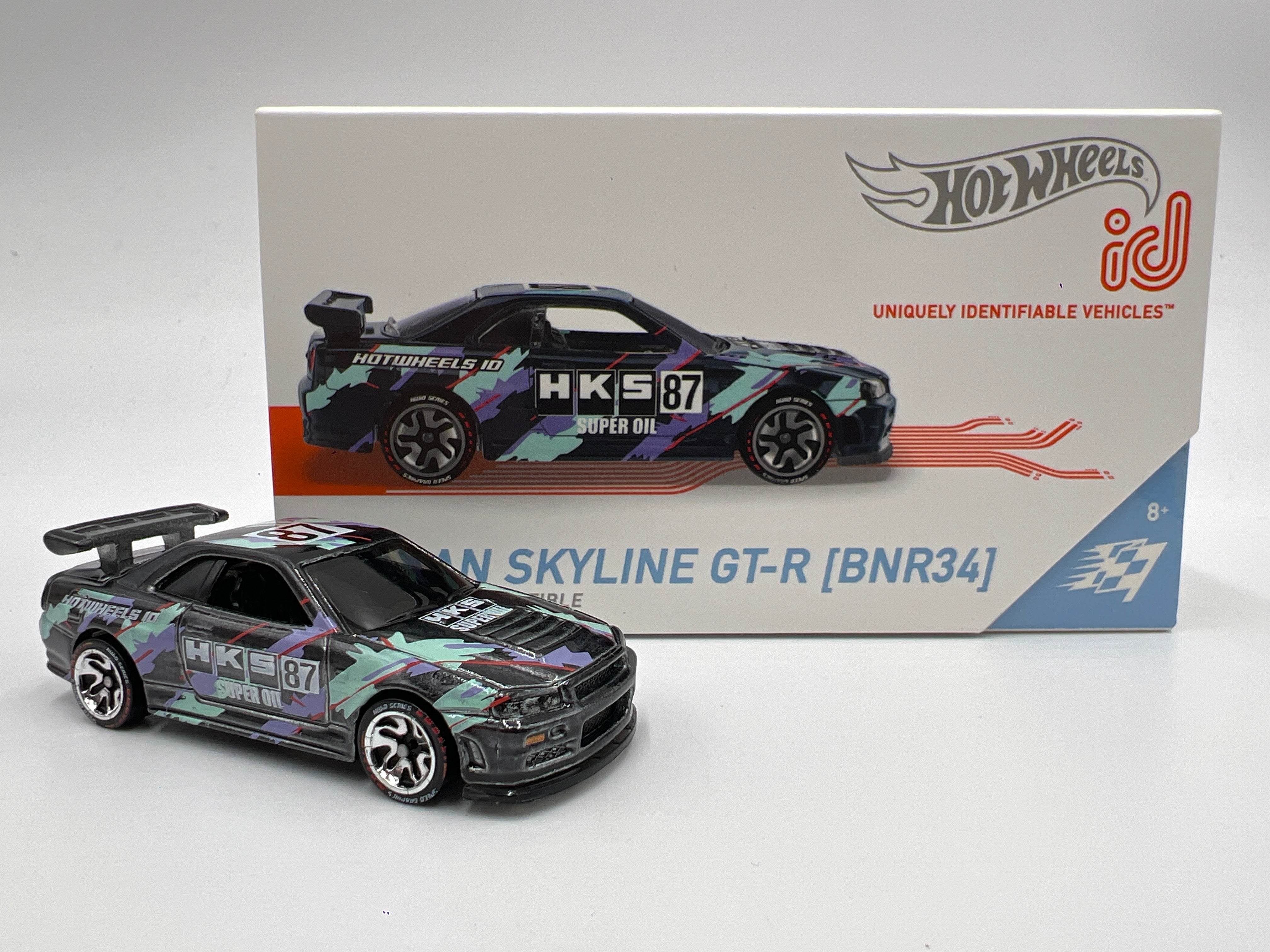 Hot Wheels iD Speed Graphics Series 2 #3 Nissan Skyline GT-R BNR34