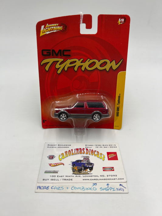 Johnny Lightning Release #10 1993 GMC Typhoon Red