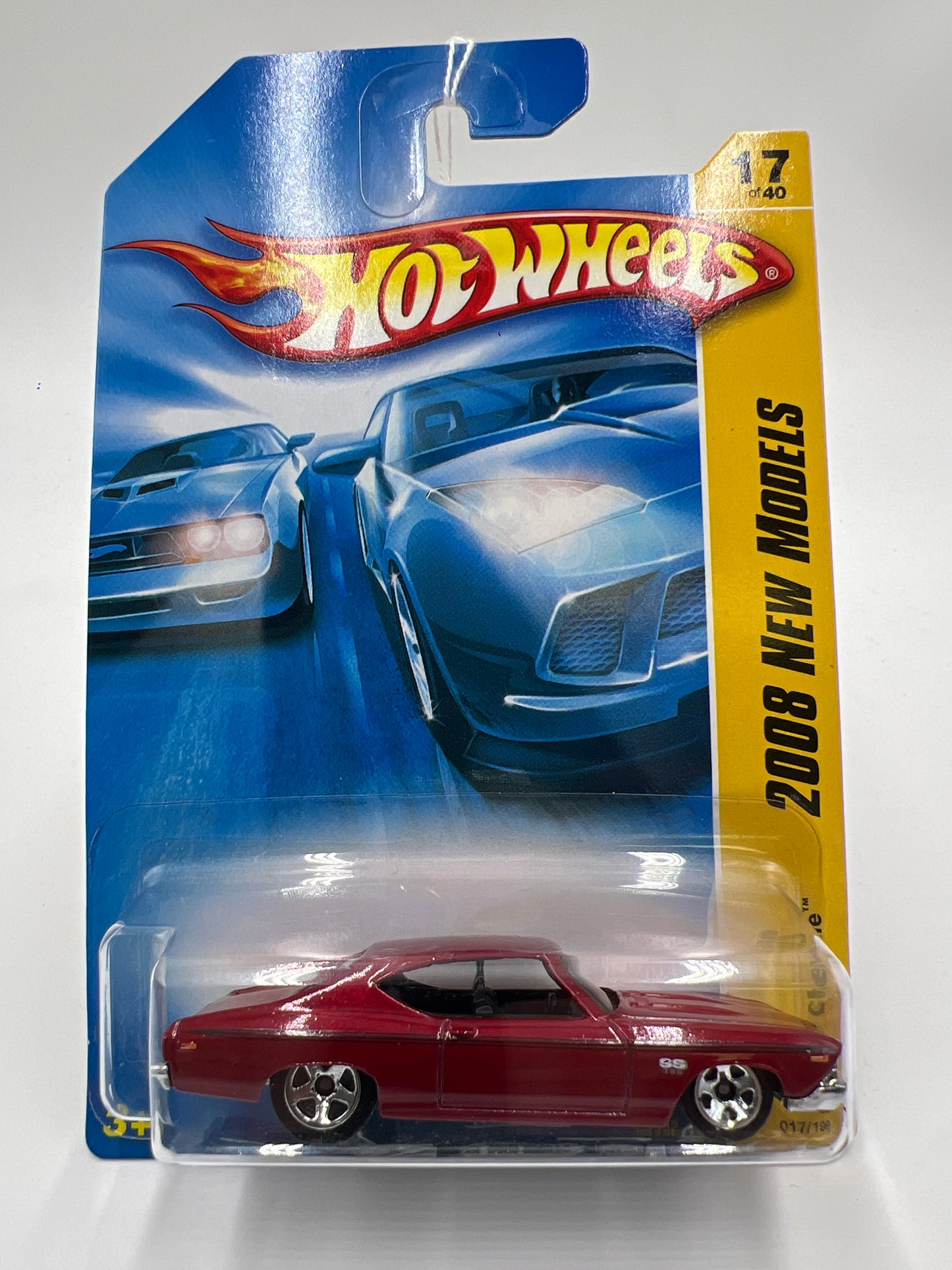 2008 Hot Wheels New Models #17 69 Chevelle Red 5D
