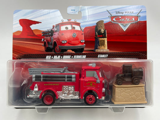 Disney Pixar Cars 2 Pack Red & Stanley