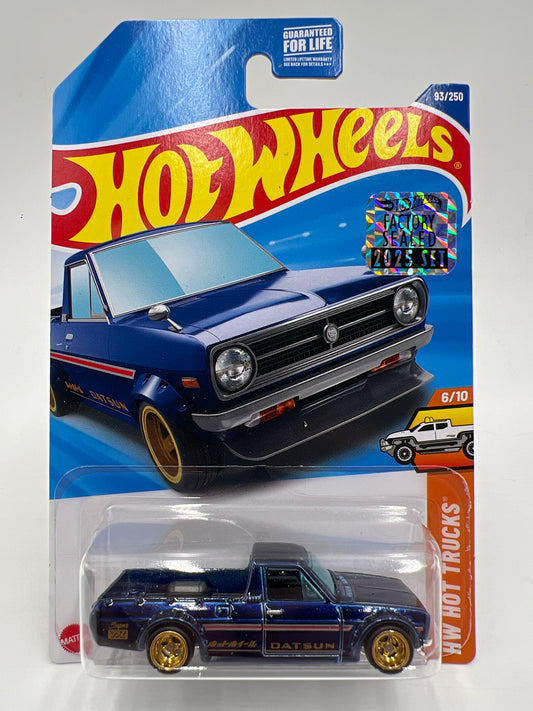 2025 Hot Wheels Factory Sealed Super Treasure Hunt #93 1975 Datsun Sunny Truck B120 Blue W/Protector