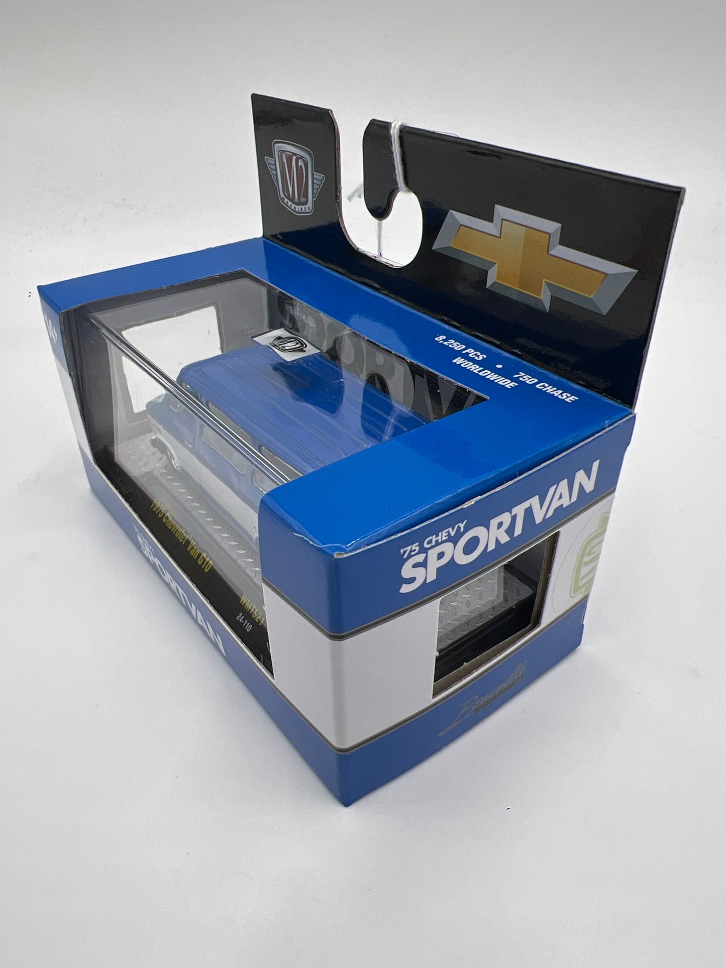 M2 Machines Walmart Exclusive 1975 Chevrolet Van G10 Blue WMTS21