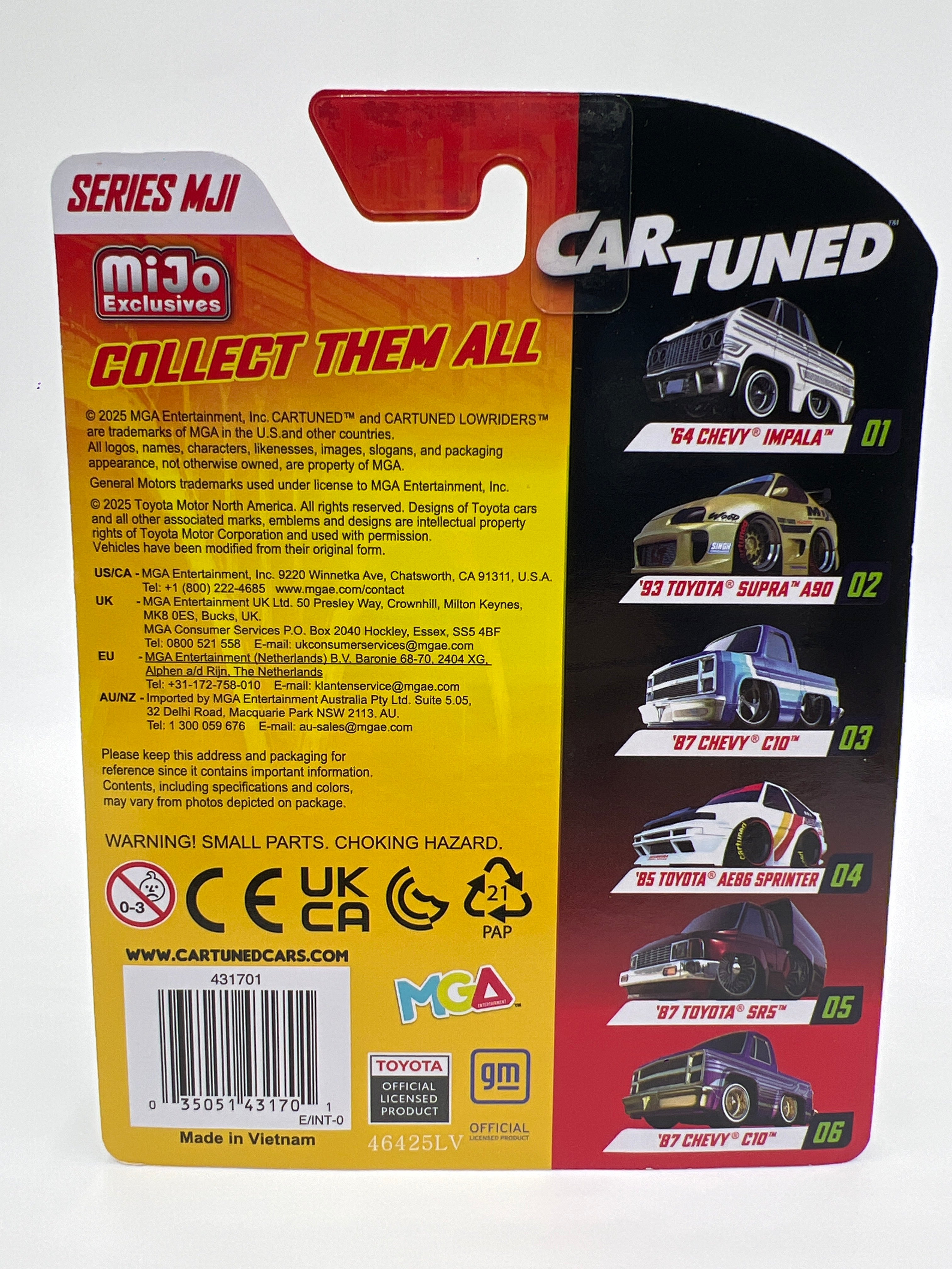 MGA Car Tuned MiJo Exclusives Series MJ1 #2 93 Toyota Supra A90