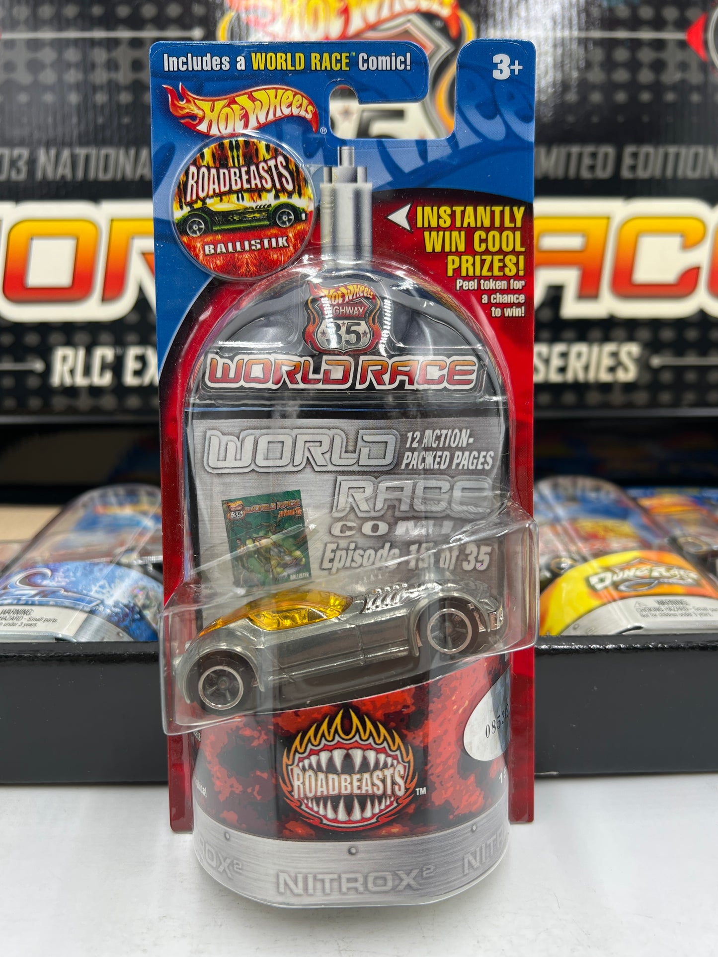 Hot Wheels 2003 Nationals RLC Exclusive #863/2000 Highway 35 World Race Zamac Set VHTF