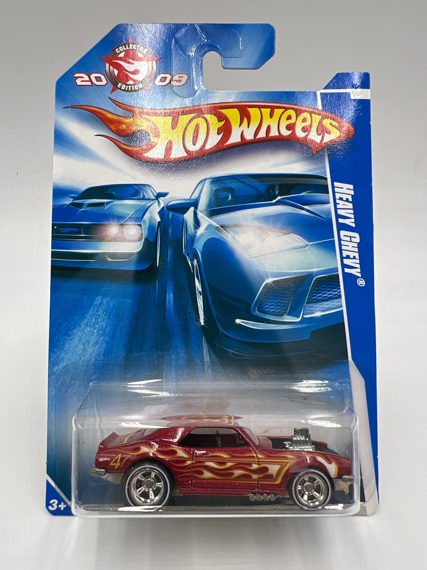 2009 Hot Wheels Kmart Mail In Promo #4 Heavy Chevy Red W/Protector