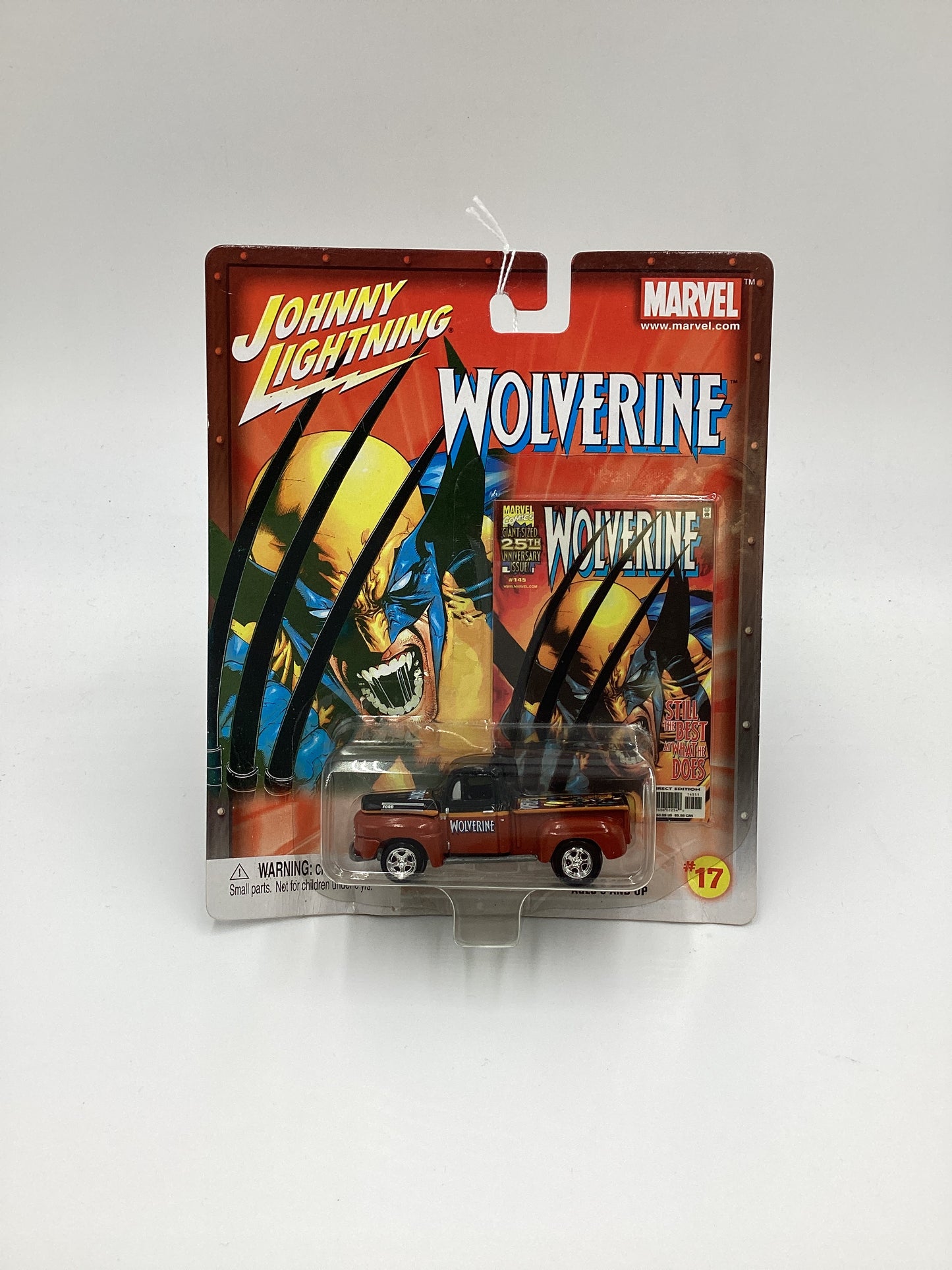 Johnny Lightning Marvel Wolverine #17 50 Ford F1 Pickup Brown *Card Not Perfect* 230A