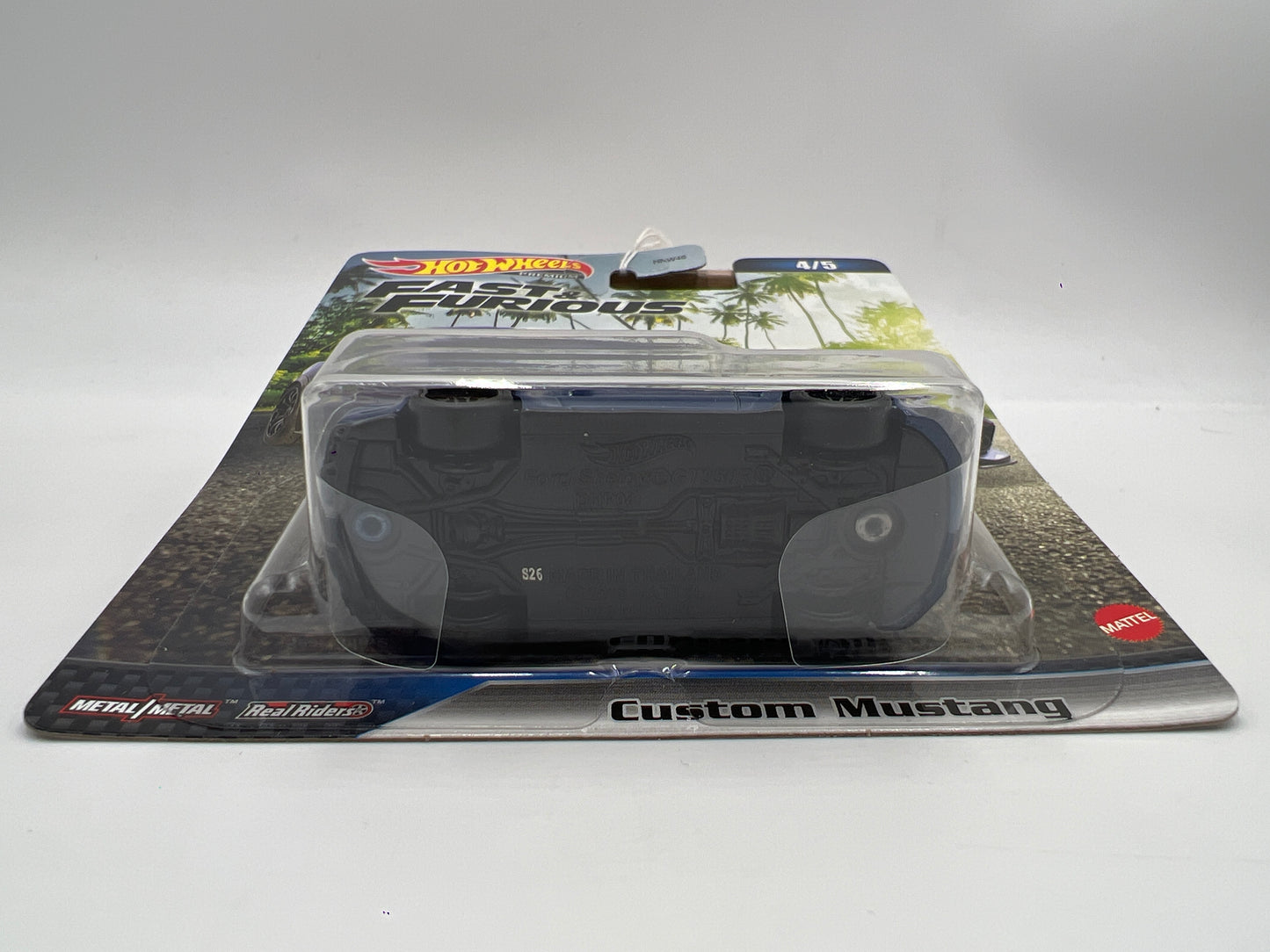 Hot Wheels Premium Fast & Furious #4 Custom Mustang Blue 249F